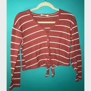 Cropped Long Sleeve Tee